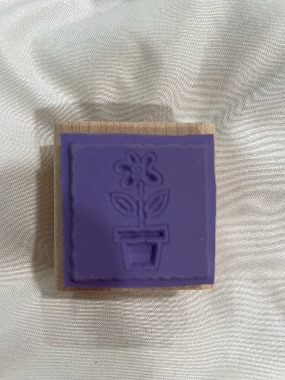 Stampin' Up! Retired Garden Blocks Wooden Stamp Set of 8- NEW UNUSED